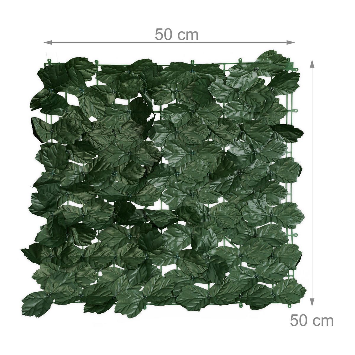 12XZÁSTĚNA na ochranu soukromí - tmavě zelená, textil/plast - Relaxdays