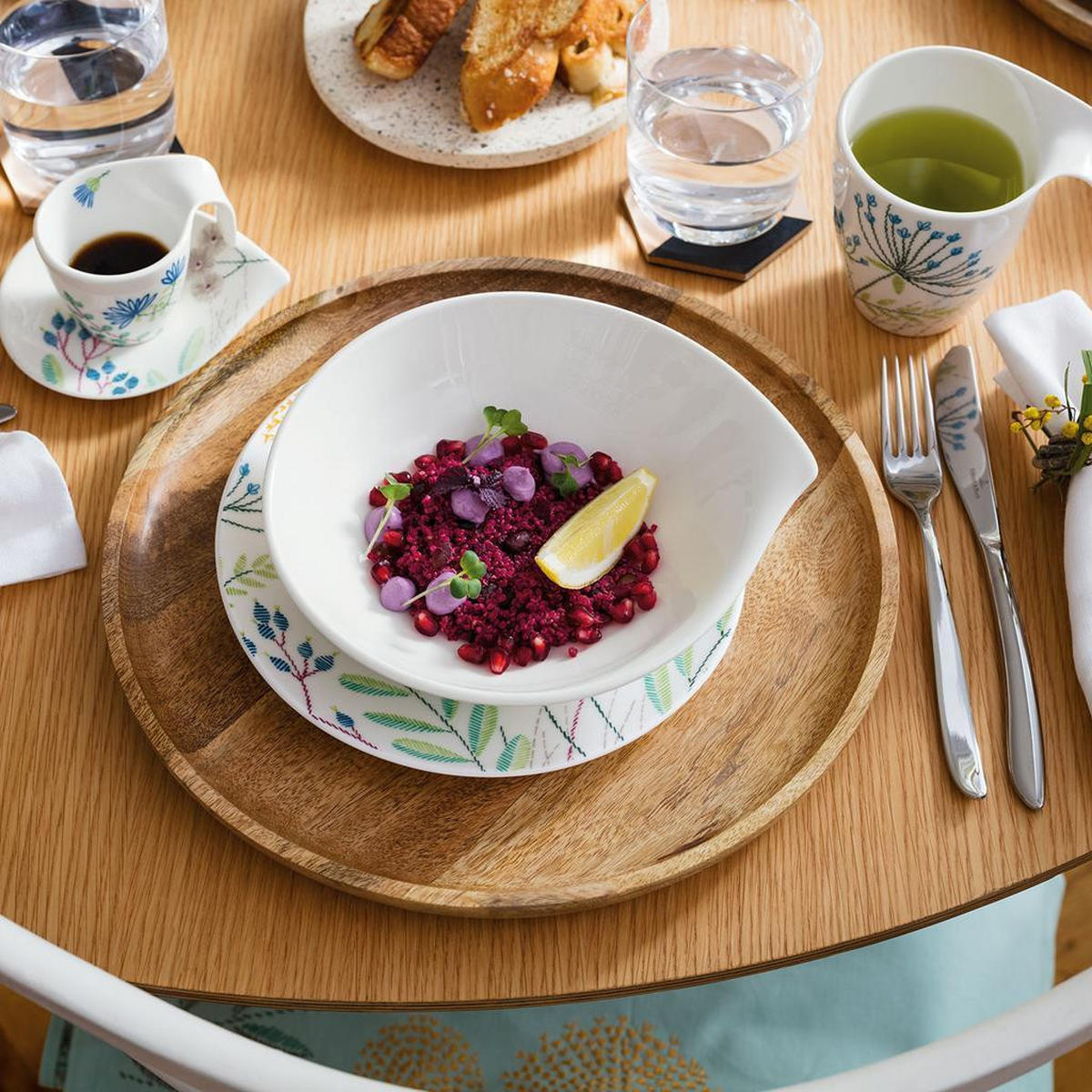 SUPPENBOLS Flow weiß 22 x 19 cm 6er Set - Weiß, Keramik (19cm) - Villeroy & Boch