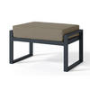 GARTENHOCKER Dywilly Hellbraun/Schwarz mit wasserabweisendem Stoff - Hellbraun, Textil (60/42/45cm) - Selsey