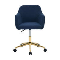 DREHSTUHL 360° drehbar Dunkelblau - Dunkelblau, Naturmaterialien (58/86/58cm)