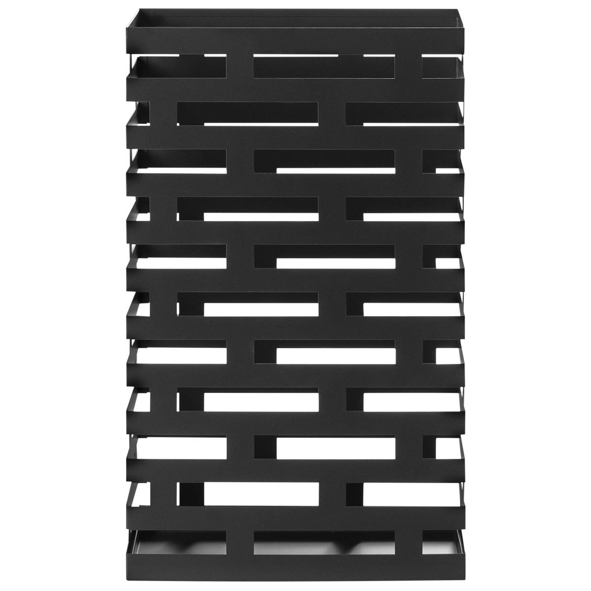 SUPORT PENTRU UMBRELĂ metal negru Kamsar - negru, metal (38/62/19cm) - Beliani