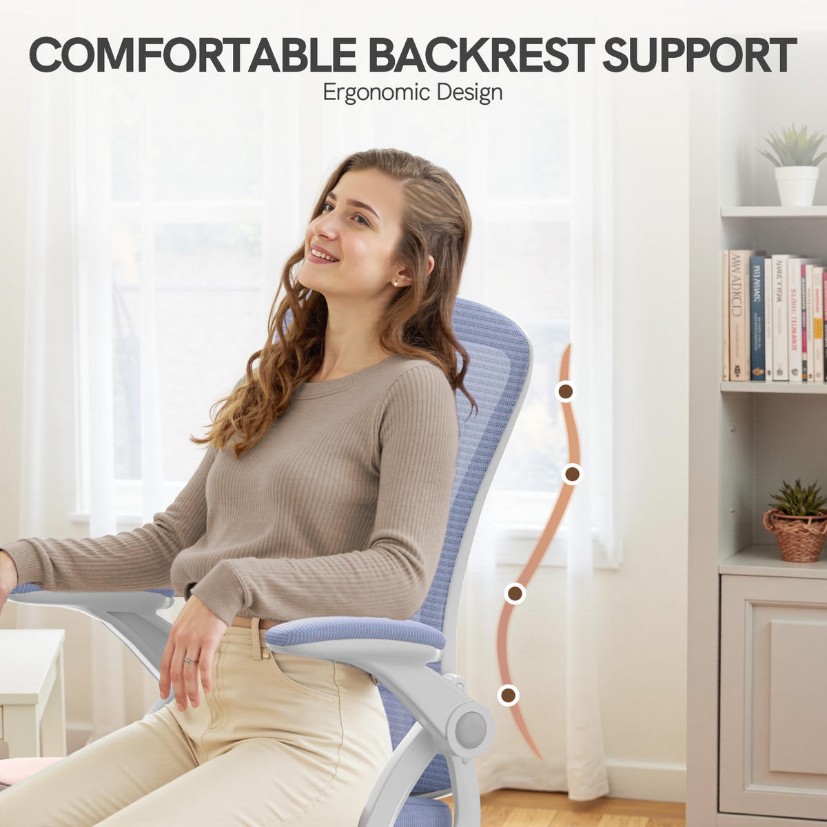 DREHSTUHL Netzbespannung Sitzkomfort Flieder - Lila, Metall (23/52/62cm) - Rattrix