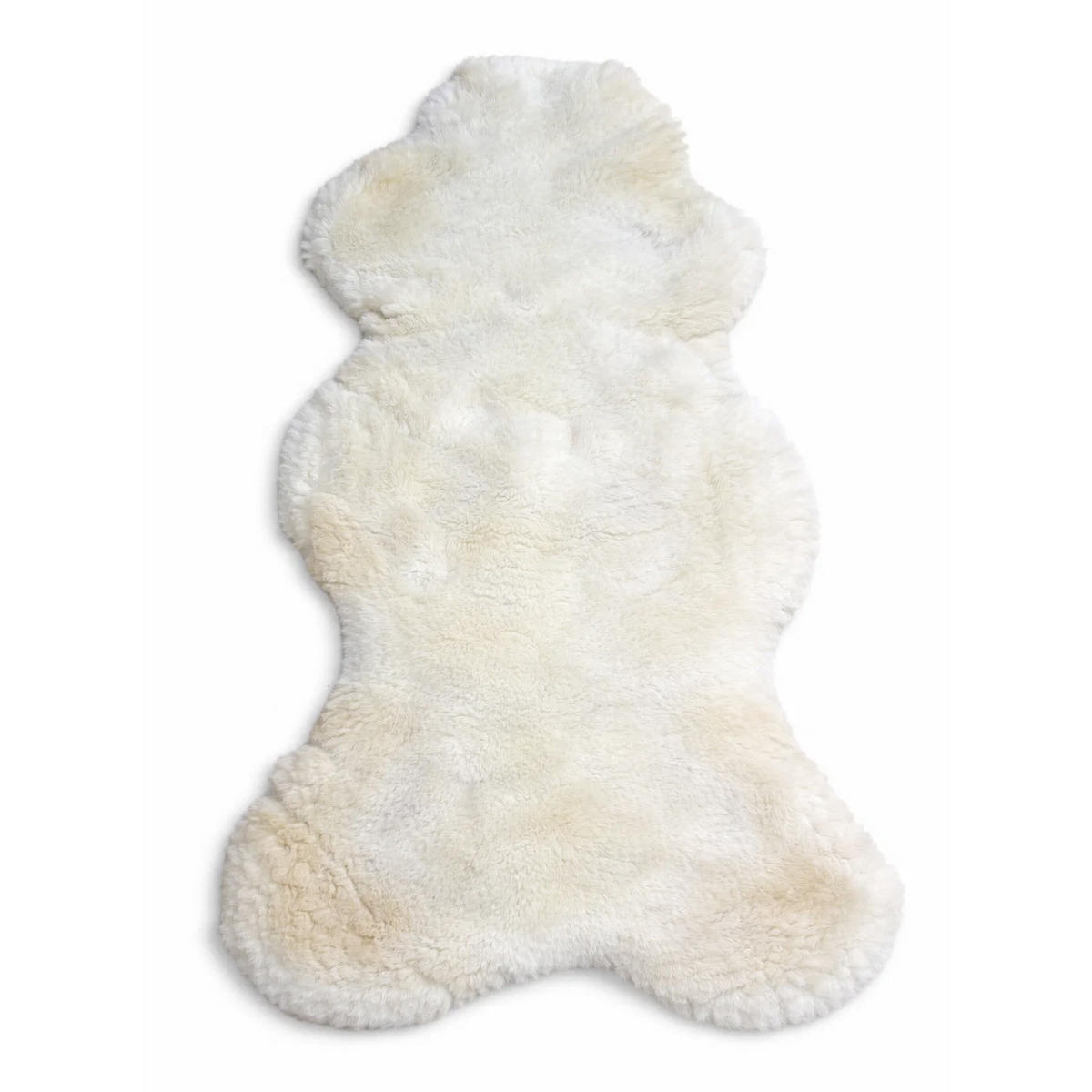 SCHAFFELL Premium Merino Lammfell Natur Weiß geschoren ca. 115 cm - Weiß, Fell (65/115cm) - Provellus