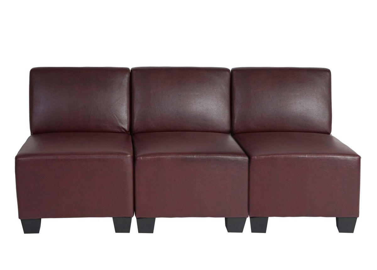 3-SITZER Rotbraun - Rotbraun, Textil (171/76/72cm) - MCW