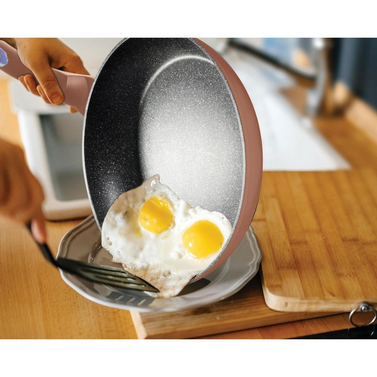 PFANNE Gold 30/30/5.5 cm BH1511 - Goldfarben, Metall (30cm) - Berlinger Haus