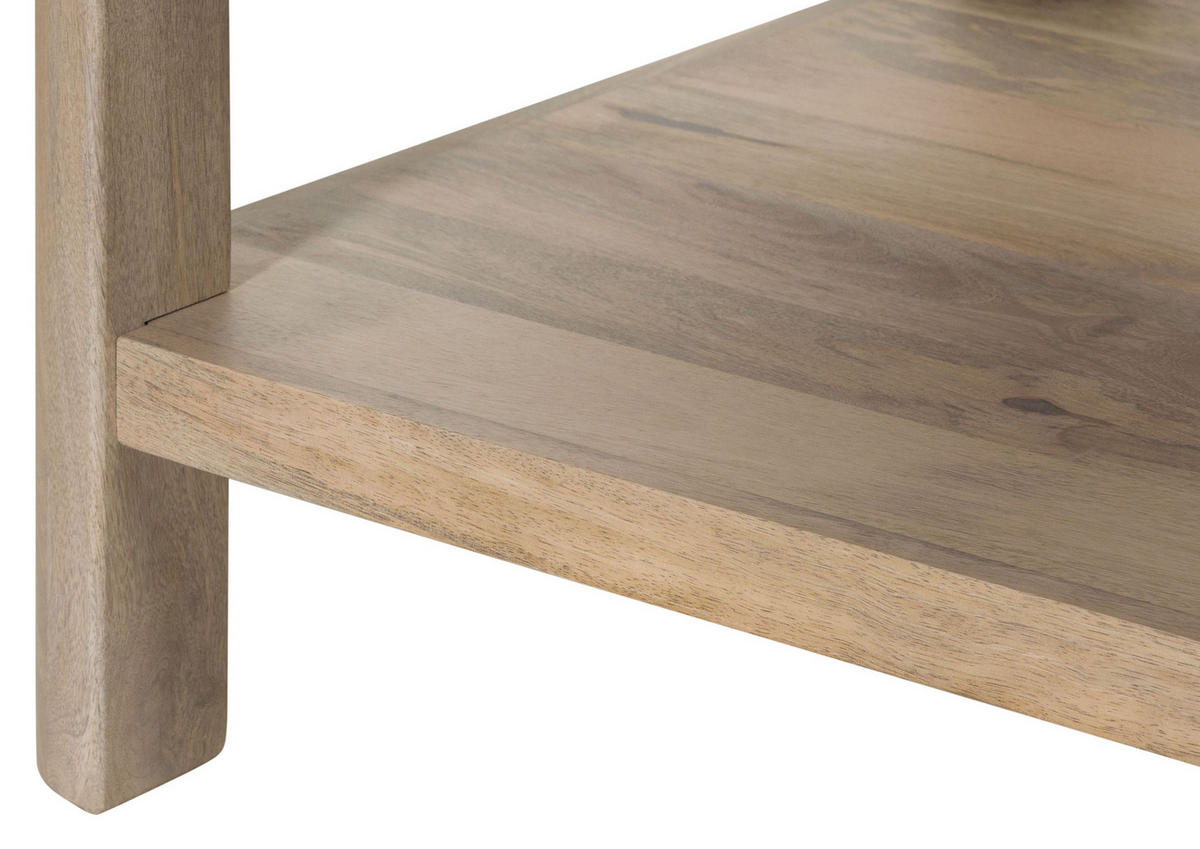 COUCHTISCH Mango 70x70x45 weiß lackiert TORONTO #306 - Weiß, Holz (70/70/45cm) - Massivmoebel24