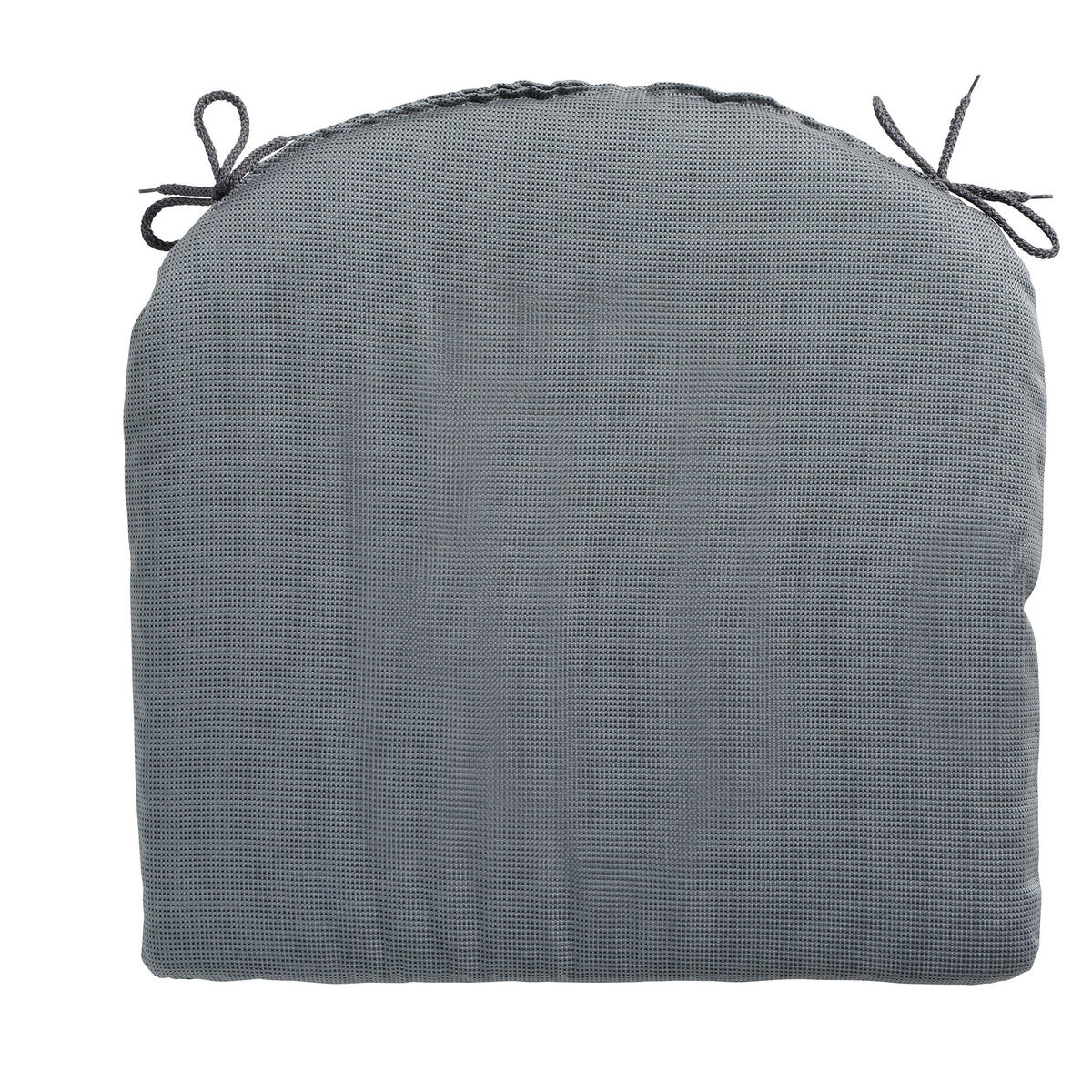 SITZKISSEN Rippe 46/48 cm 4er-Set - Grau, Textil (48/4/46cm) - Madison