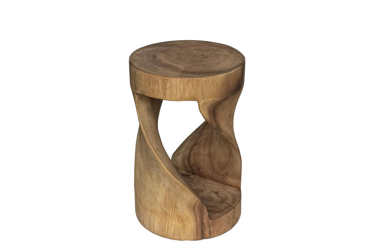 BEISTELLTISCH Suar - Braun - 45/29/29 cm - Braun, Holz (29/29/45cm) - Livingfurn