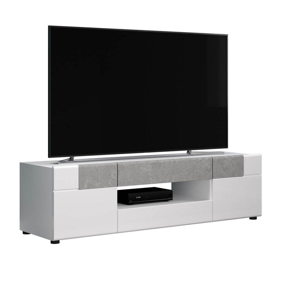 TV-BÄNK Tokyo 153 x 44 x 43 cm – vit - Vit, Träbaserade material (153/43/44cm) - ebuy24