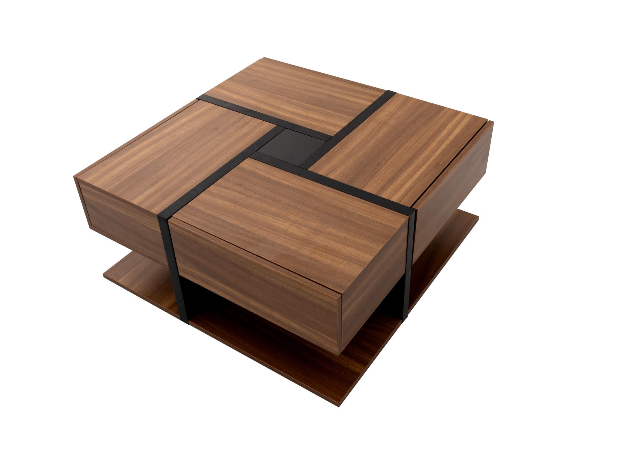Meubliv Couchtisch Braun 78x36x78 cm