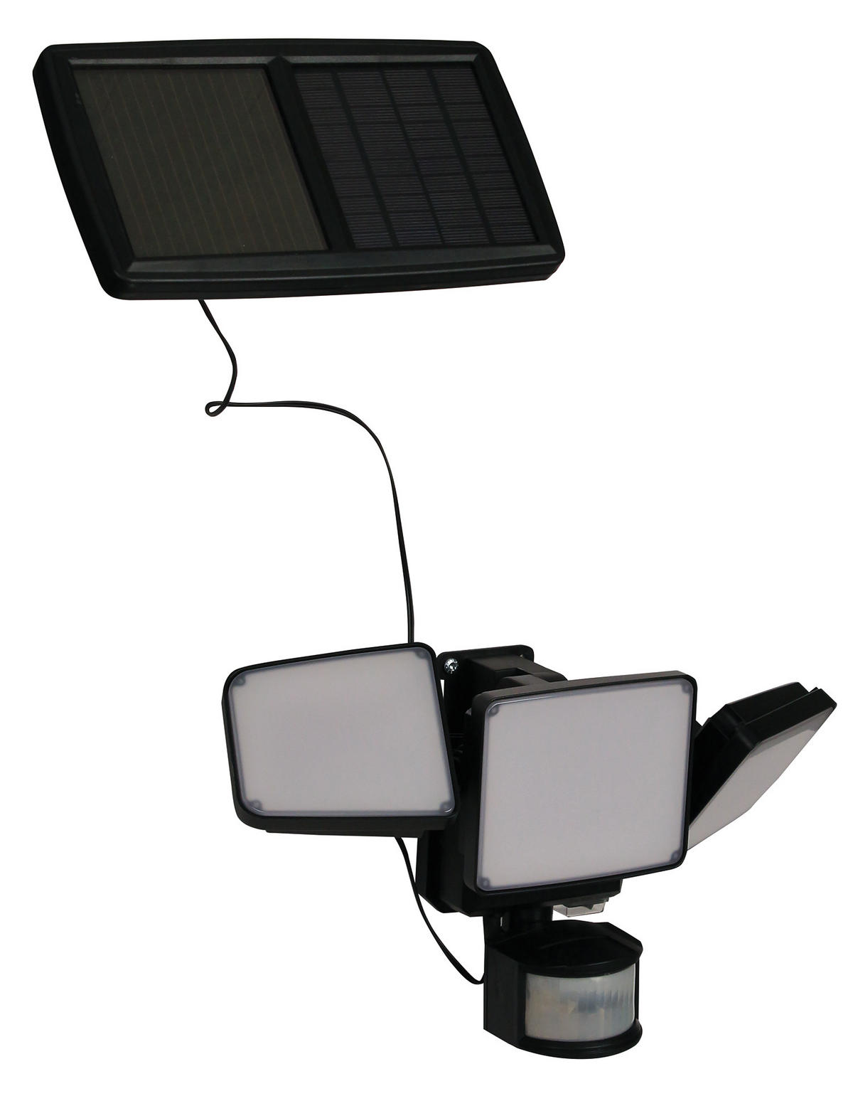SICHERHEITSLAMPE 24.5/20.5/18.5cm - Schwarz, Kunststoff (24.5/20.5/18.5cm) - Luxform