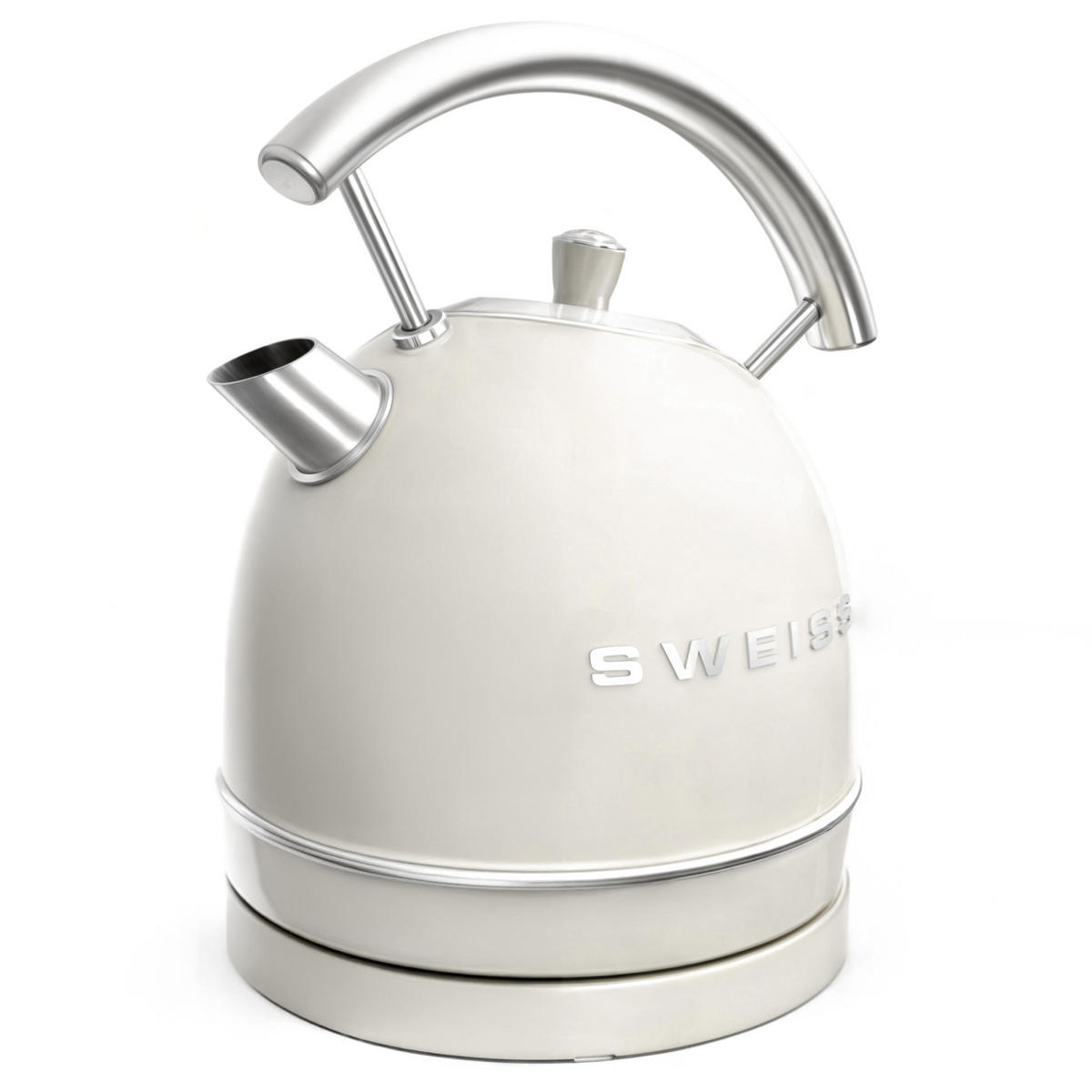 WASSERKOCHER KTL8 Beige, Vintage - Beige, Metall (20/27.5/23.5cm) - SWEISS