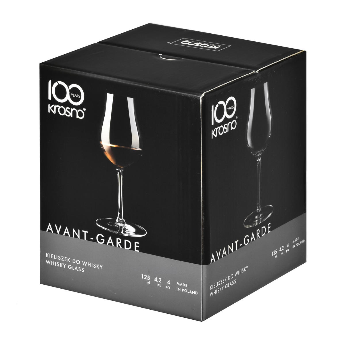 WHISKYGLÄSER, 4er-Set, 125 ml - Transparent, Glas (0.125L) - Krosno Glass