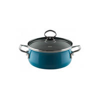 TOPF Blau 24/24/10 cm r0711010 - Blau, Metall (24cm) - Riess