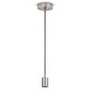 PENDELLEUCHTE Hugo - Nickelfarben, Metall (4.4/4.4/6.5cm) - Paco Home