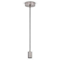 PENDELLEUCHTE Hugo - Nickelfarben, Metall (4.4/4.4/6.5cm) - Paco Home