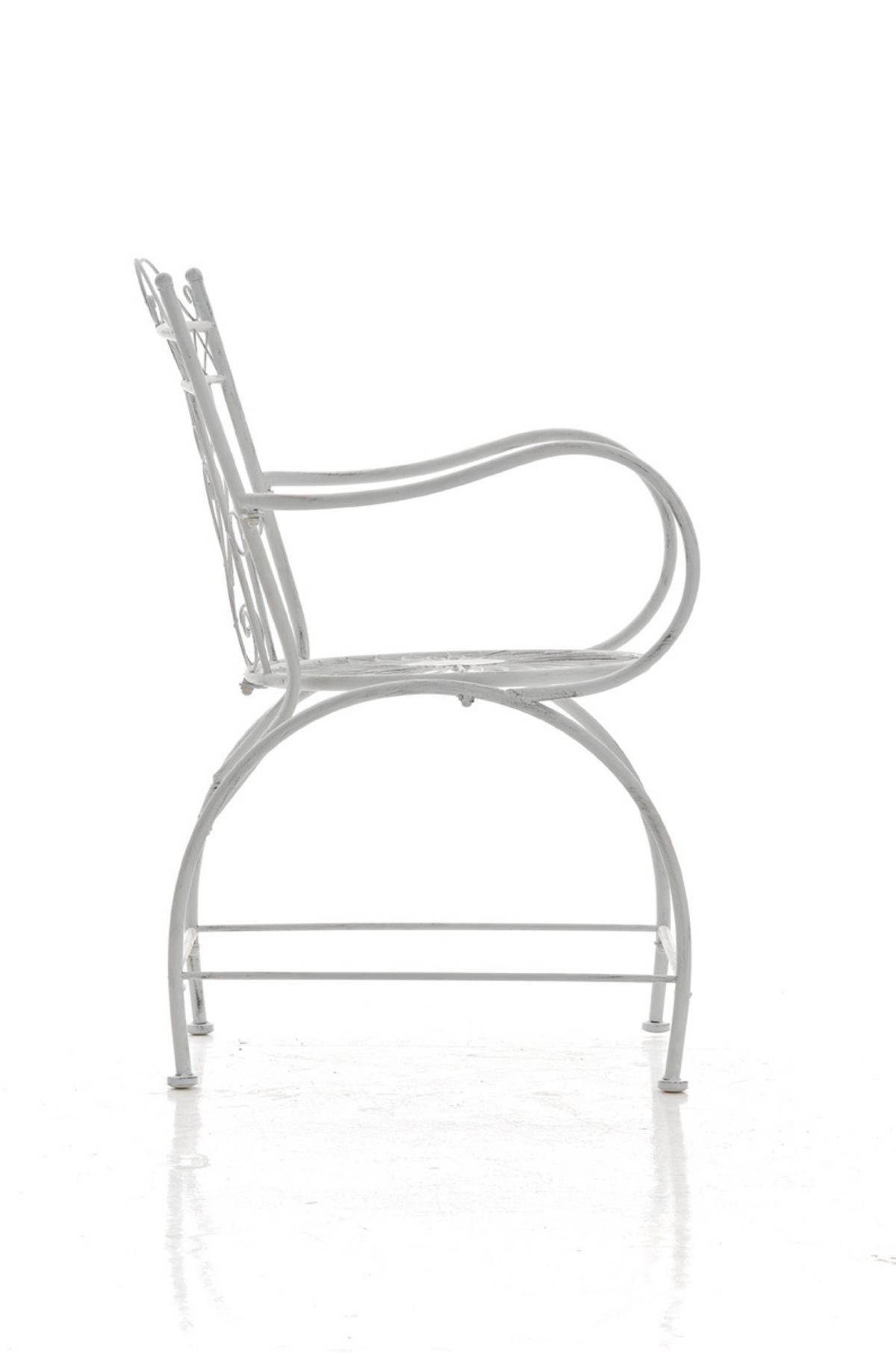 GARTENSTUHL Sheen antik weiß - Weiß, Metall (48/60/88cm) - TPFGarden