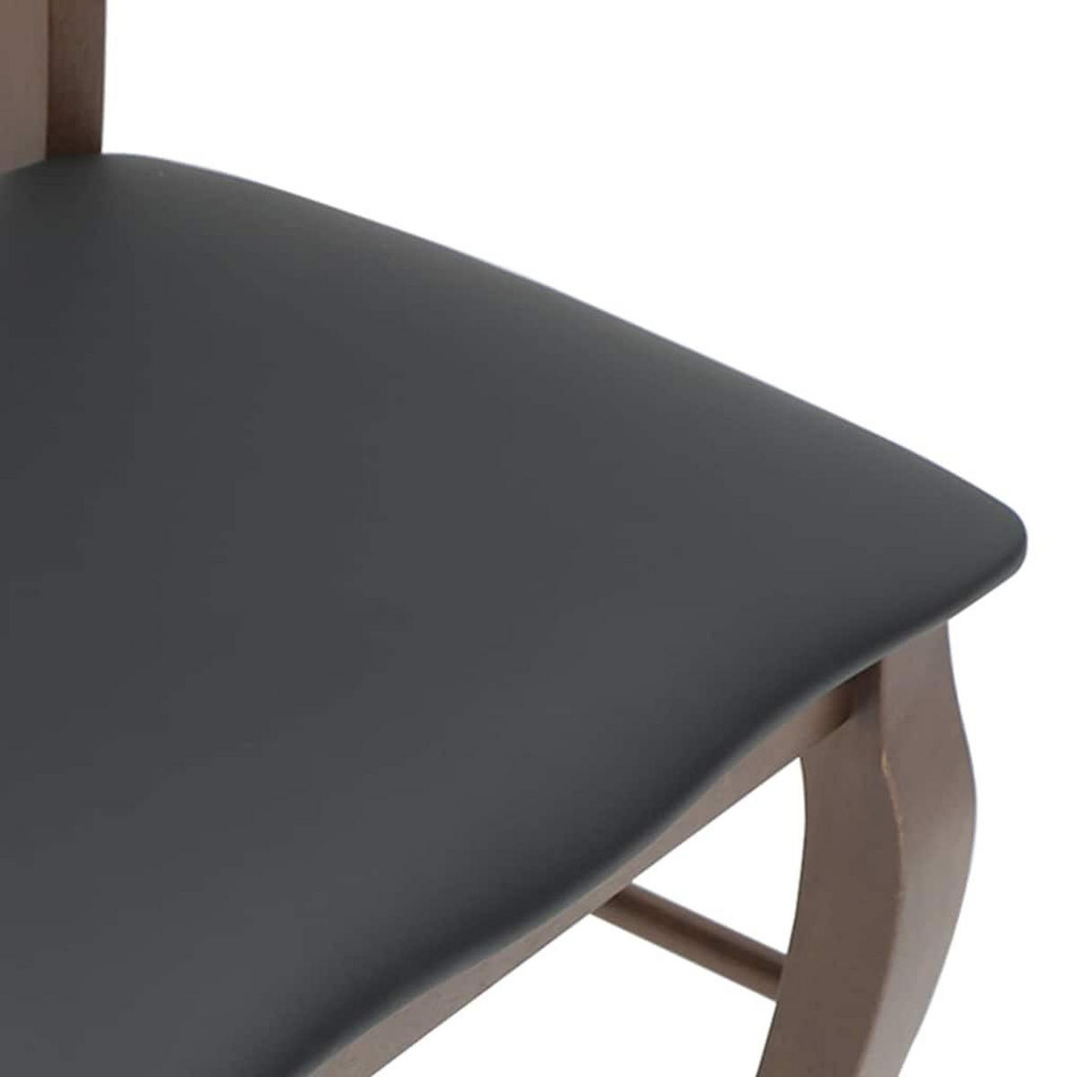 ESSZIMMERSTÜHLE Resz mit Kissen 2er-Set Braun-Schwarz - Schwarz, Holz (48/99/53.5cm) - DELUKE