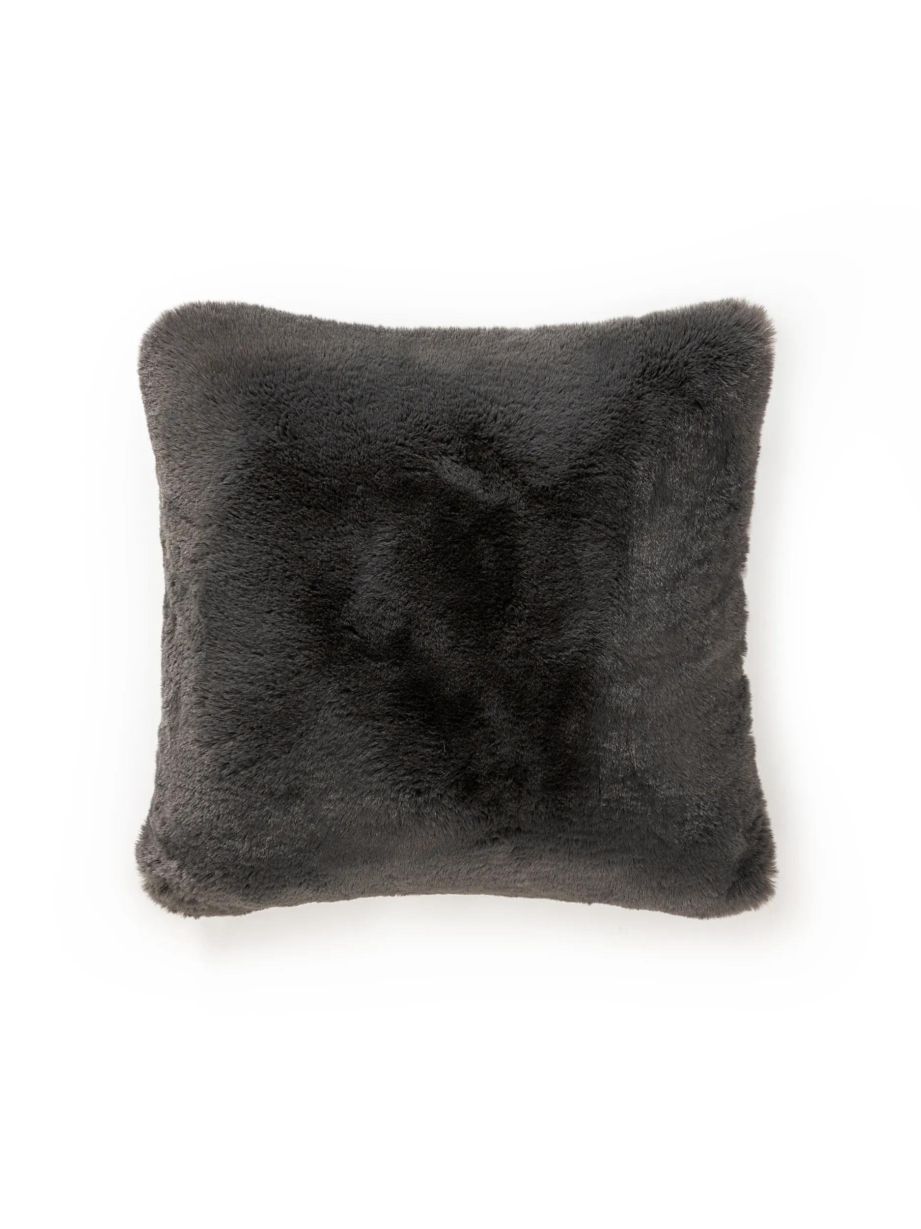 KISSENBEZUG Dave Anthrazit 45x45 cm - Anthrazit, Textil (45/45cm) - benuta Nest