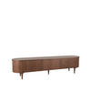 TV-MÖBEL Oliva Braun 47/220/55 cm - Braun, Holz (220/55/47cm) - LABEL51