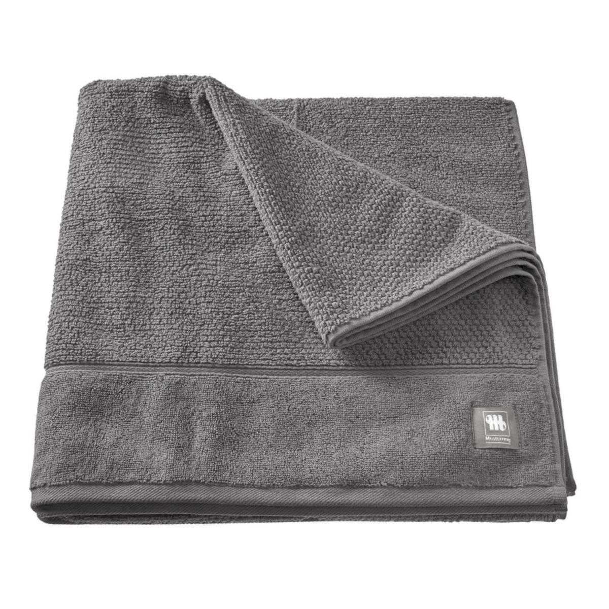 DUSCHTUCH SOLID - Anthrazit, Textil (80/160cm) - Musterring