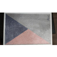 INDOOR FUßMATTE "Cameron" mit geometrischem Motiv Pastellfarben 50 x 75 cm - Multicolor, Kunststoff/Textil (50/75cm) - MAD ABOUT MATS