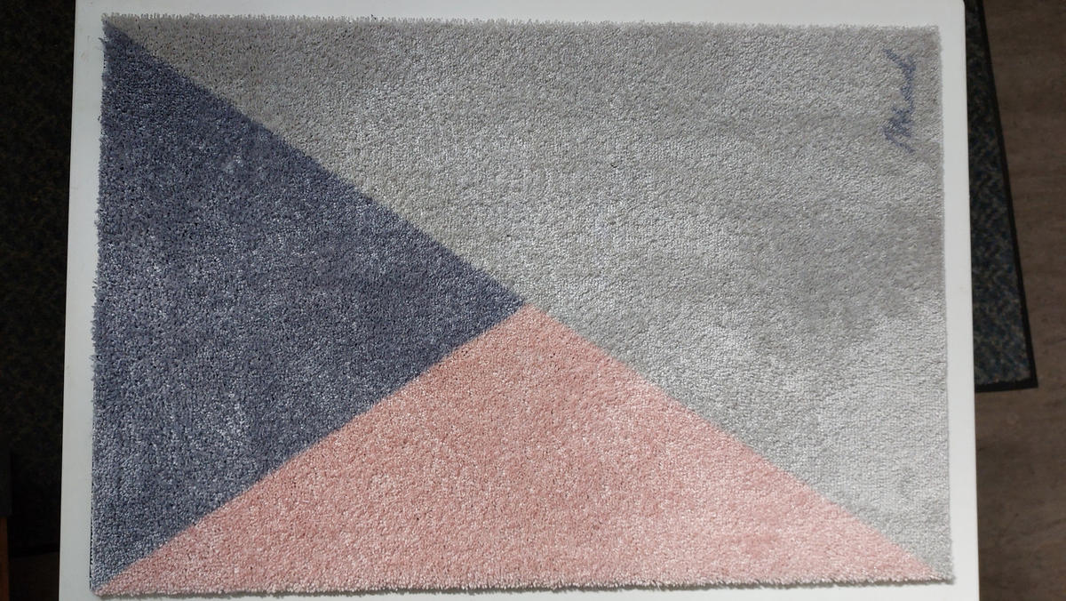 INDOOR FUßMATTE "Cameron" mit geometrischem Motiv Pastellfarben 50 x 75 cm - Multicolor, Kunststoff/Textil (50/75cm) - MAD ABOUT MATS