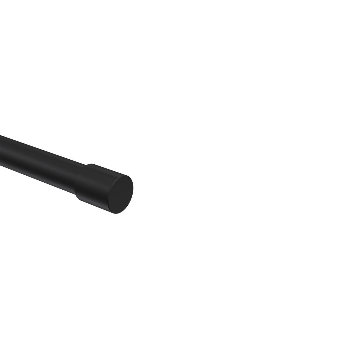 ENDSTÜCKE FÜR TELESKOP-GARDINENSTANGEN Livo 16/13 mm Ø Schwarz, Packung 2 Stück - Schwarz, Kunststoff (2/1.8/1.8cm) - INTERDECO
