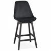 BARHOCKER Schwarz 48x103x56cm - Schwarz, Holz/Textil (48/103/56cm) - AlterEgo