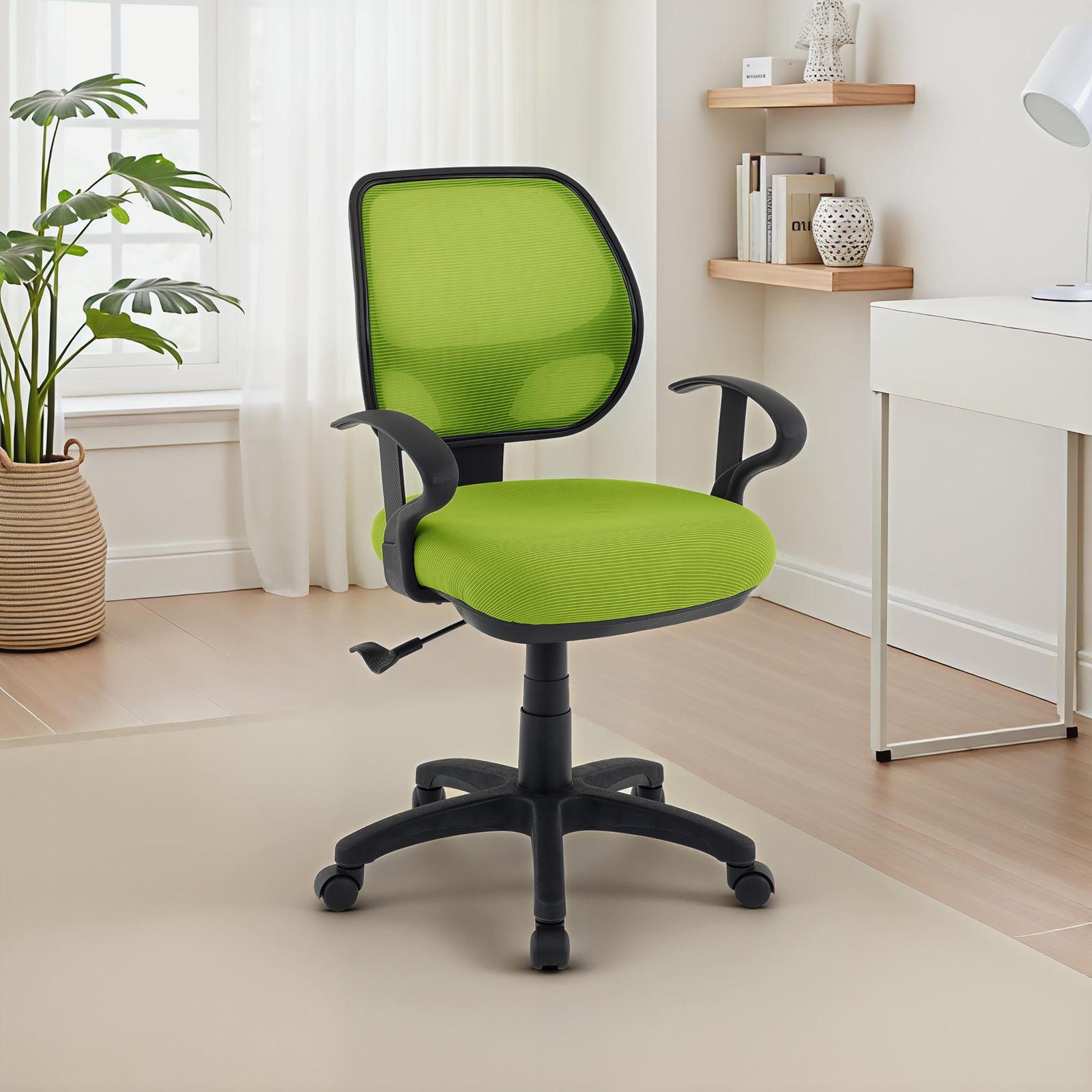 KINDERDREHSTUHL COOL-1 - Grün, Textil (58/97/58cm) - IDIMEX