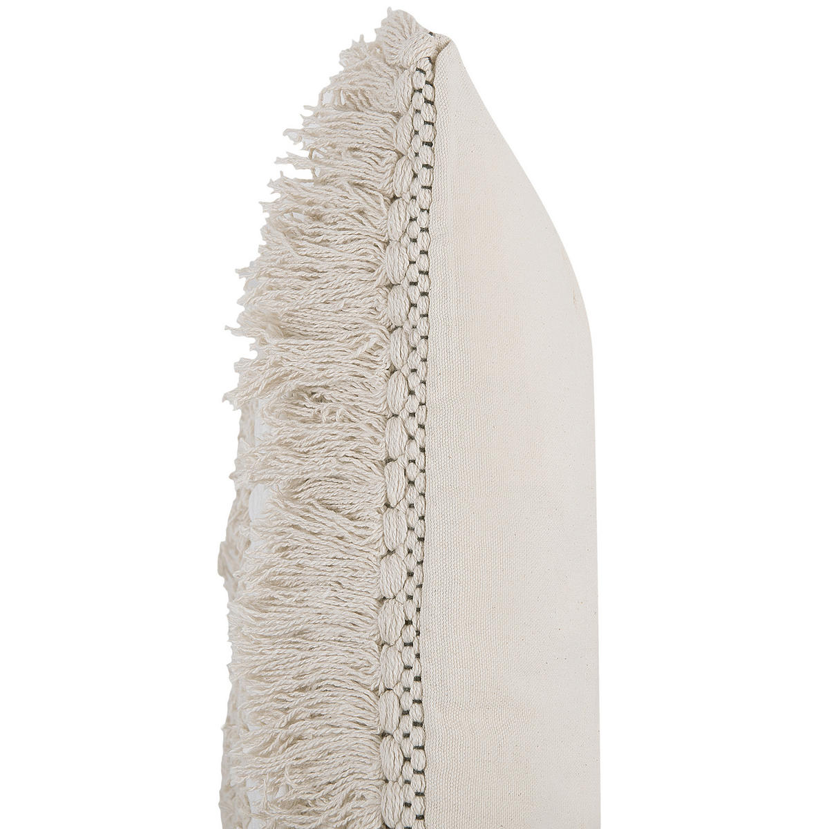 DEKOKISSEN 2er-Set Hellbeige 45/45 cm Villur - Beige, Naturmaterialien/Textil (45/45cm) - Beliani