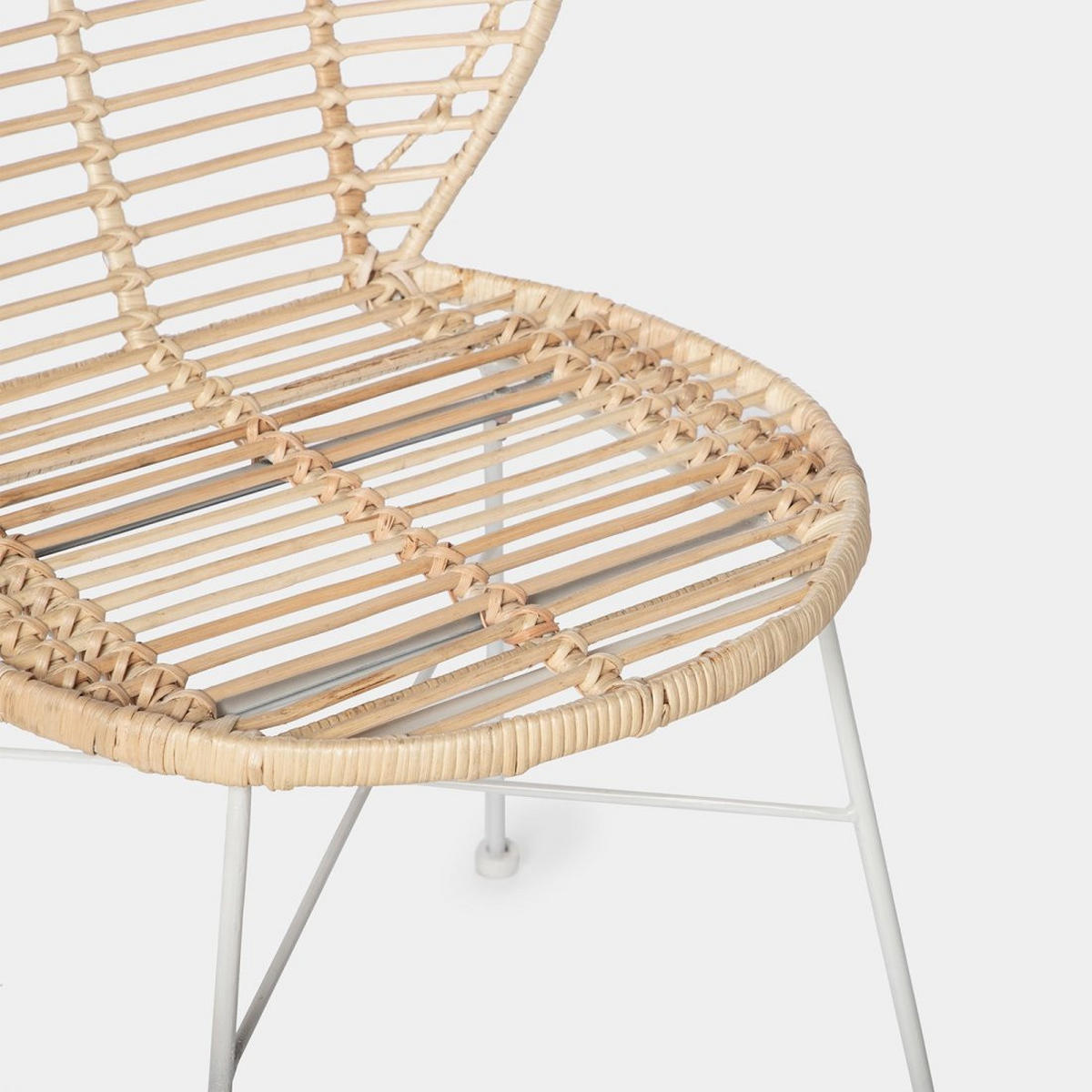 STUHL FÜR DRAUSSEN Kala Natürlich 51 cm x 89 cm 2er-Set - Naturfarben, Naturmaterialien (51/89/58cm)