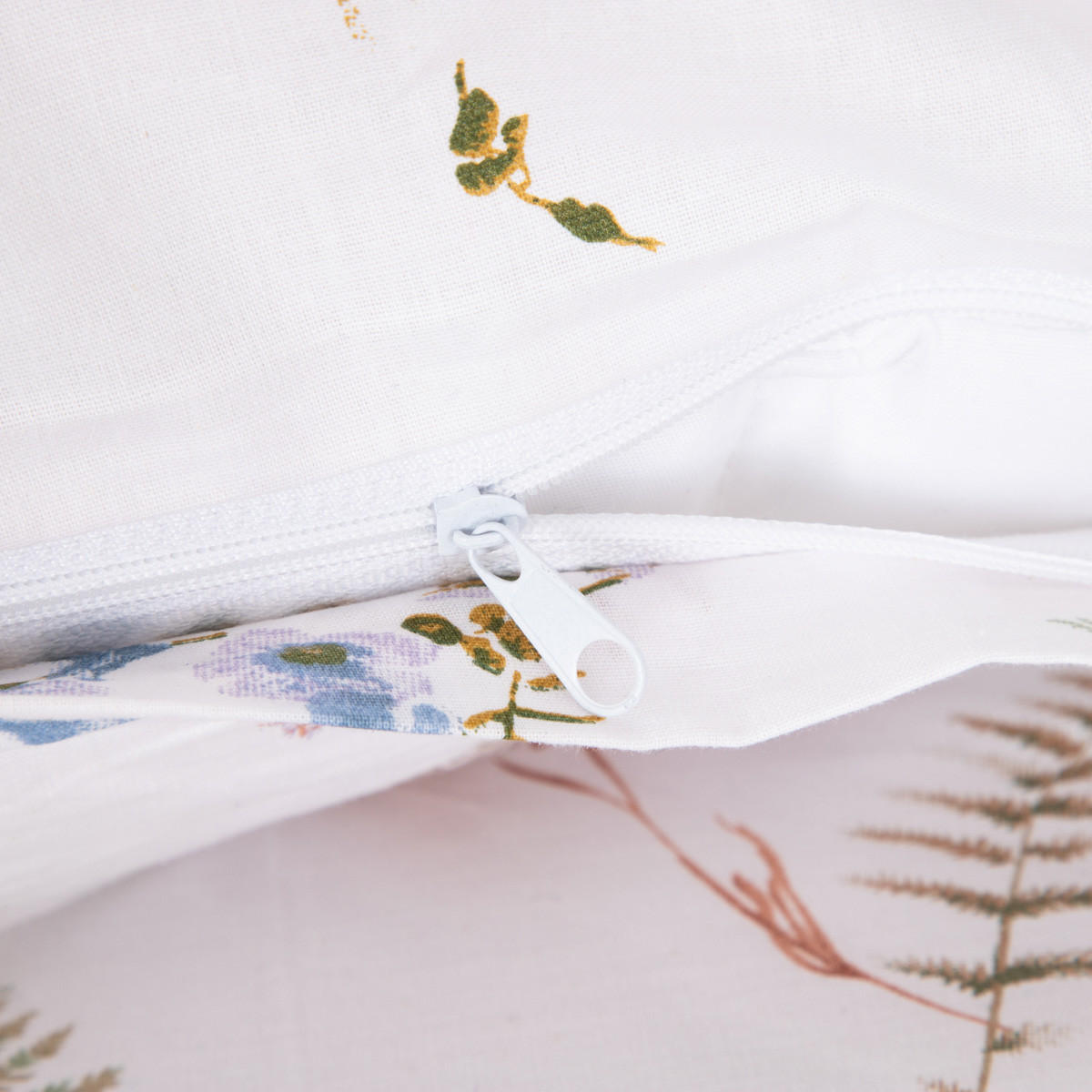 BETTWÄSCHE Fern 200/220 cm - Multicolor/Weiß, Textil (220/200cm) - Homla