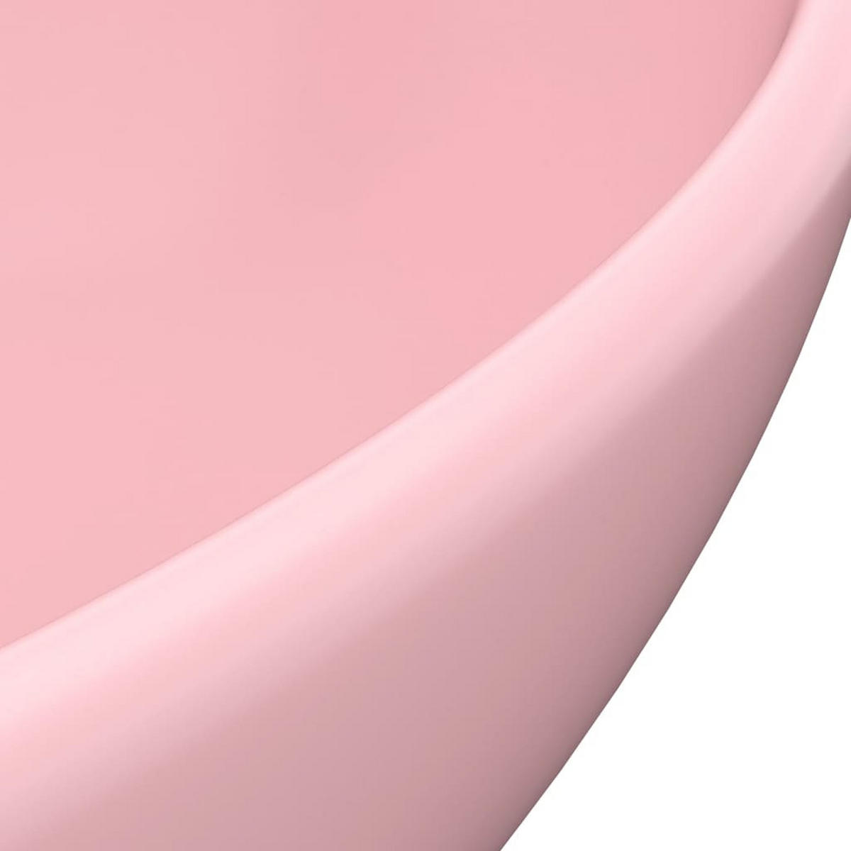 WASCHBECKEN Lange 40/33/13.5 cm - Pink, Keramik (40/13.5/33cm) - Nettlife