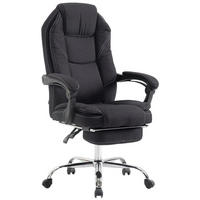 BÜROSTUHL Castan, Stoff Schwarz - Schwarz, Textil/Metall (67/124/64cm) - TPFLiving