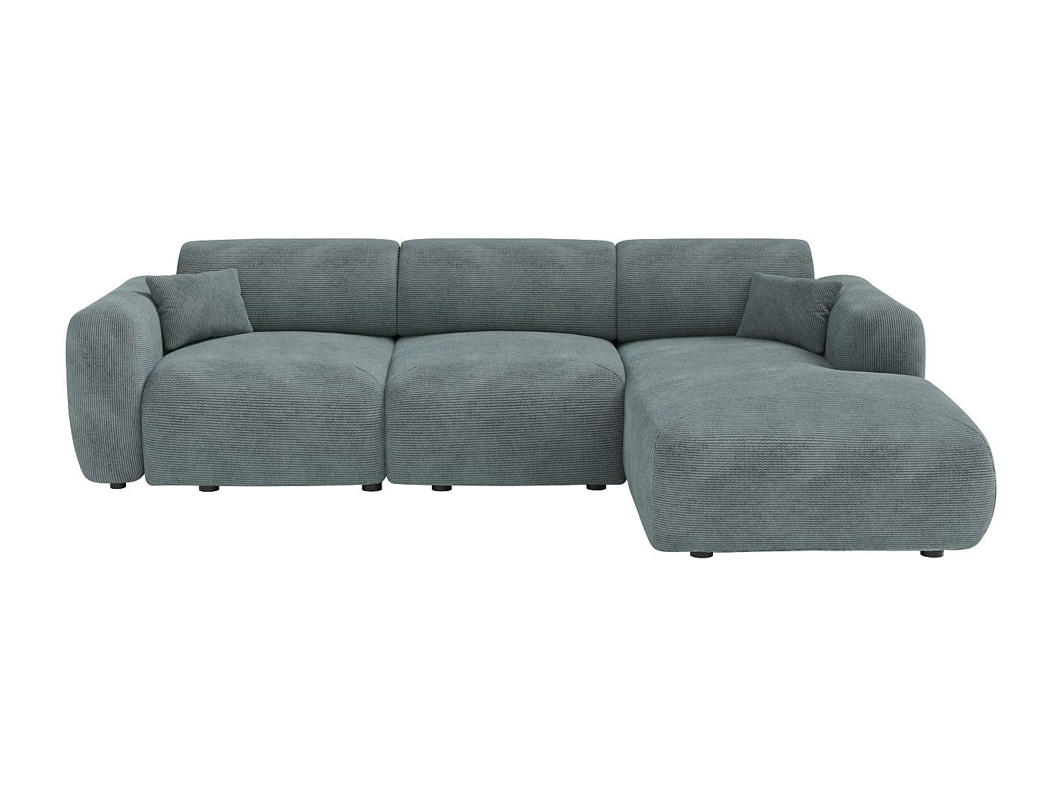 Vente-Unique Schlafsofa Blau 283x77x180 cm