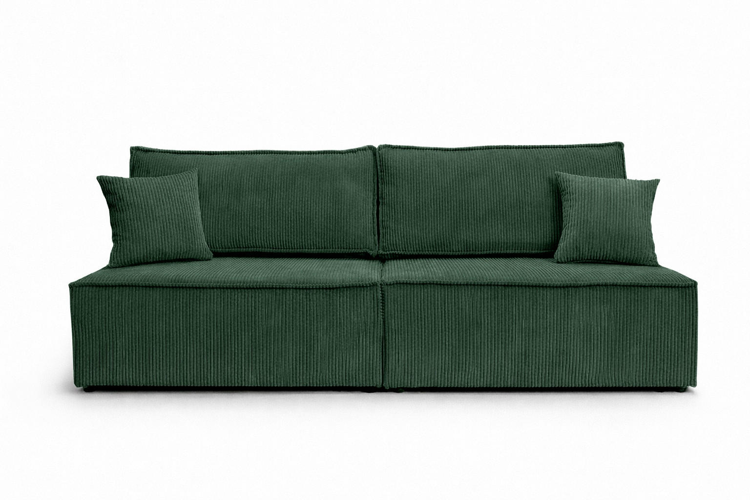 Kaiser Möbel POHOVKA s funkcí spaní a úložným prostorem, manšestrová tkanina Poso, Světle šedá, BEST MINI