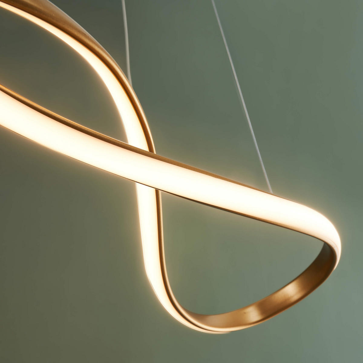 HÄNGELEUCHTE Marceline, Gold / Messing, 135cm - Goldfarben, Metall (80/16/135cm) - KOSILUM
