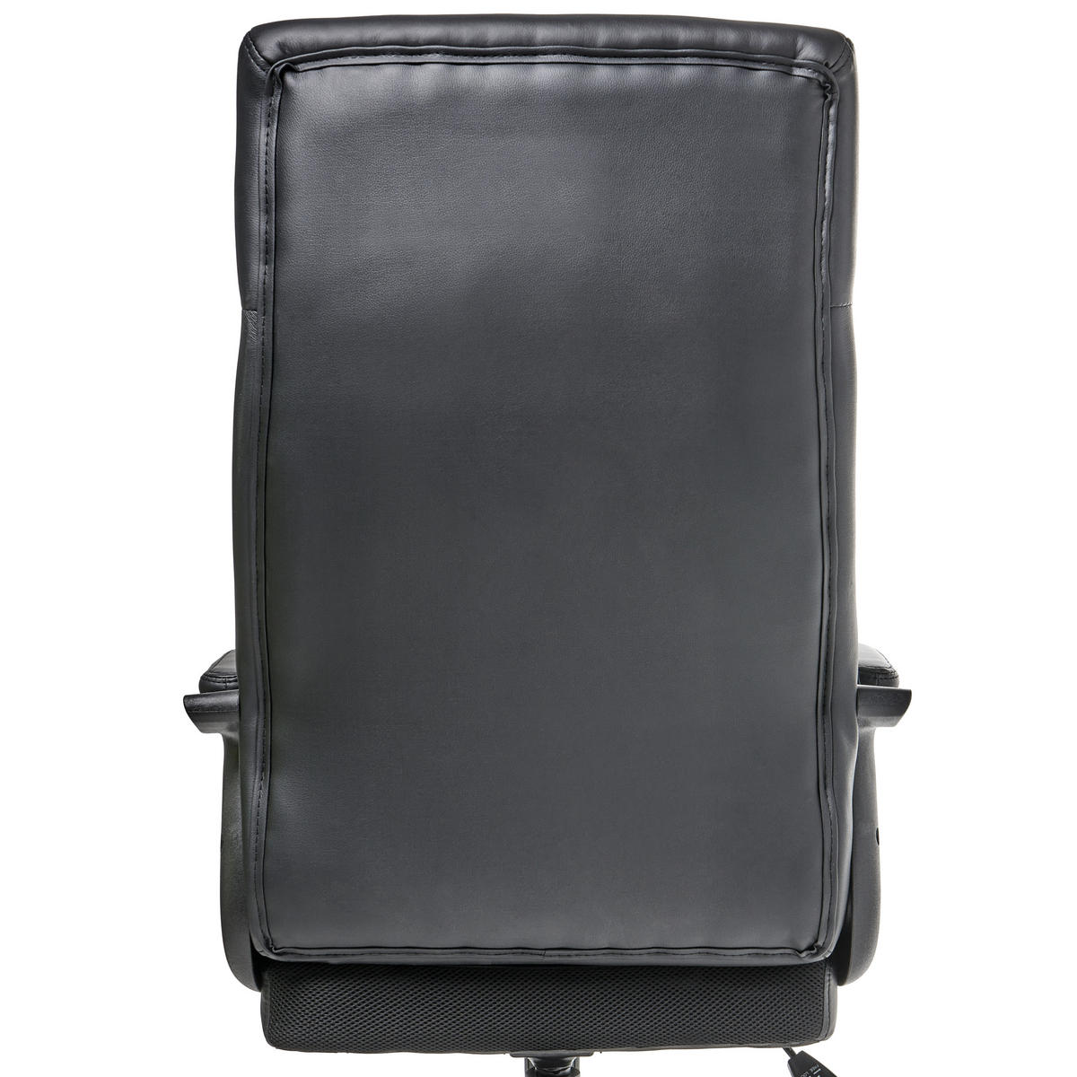 CHEFSESSEL Schwarz Guru - Schwarz, Kunststoff (65/114/73cm) - Beliani