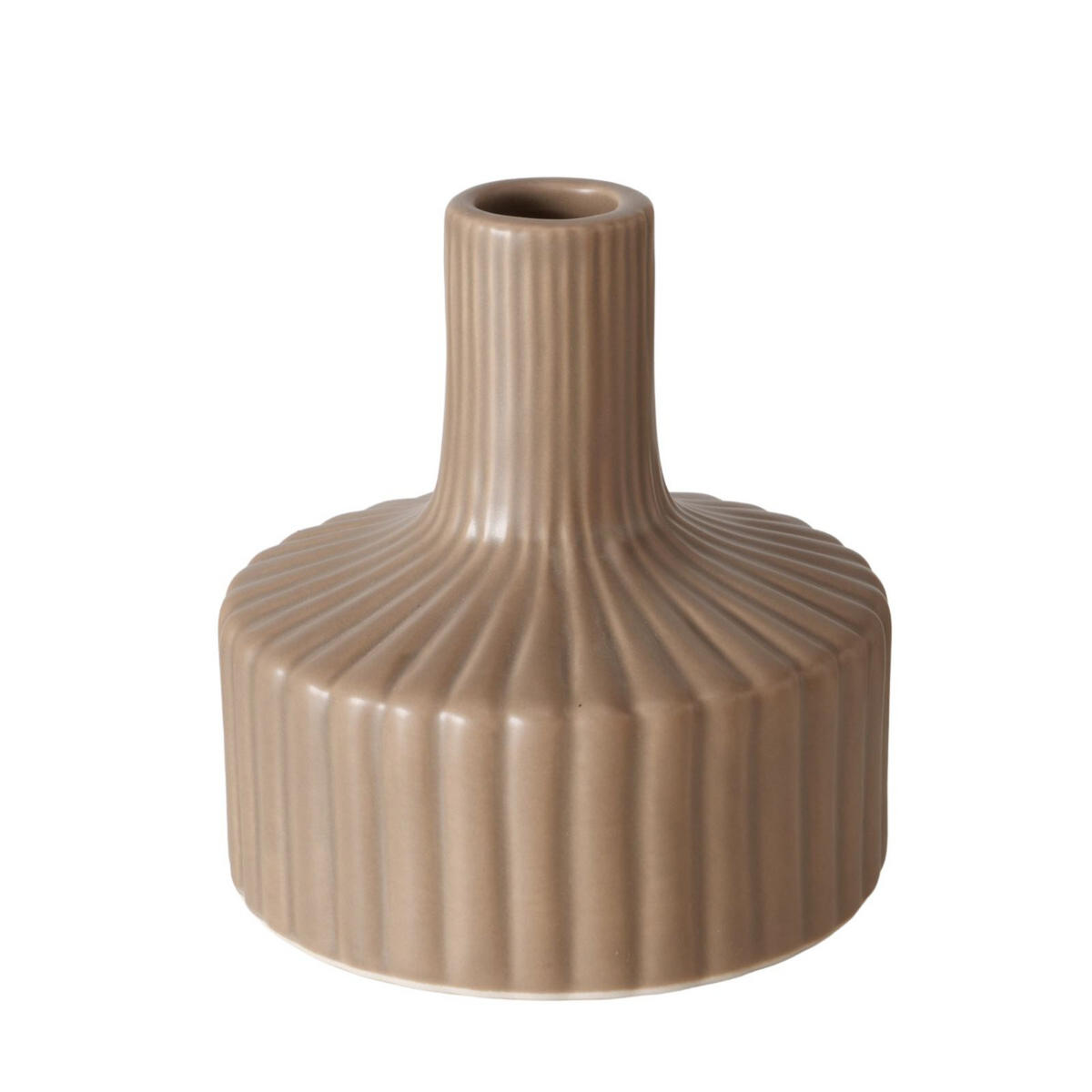 VASE Libelly 11 cm - Braun, Keramik (11cm) - Boltze Home