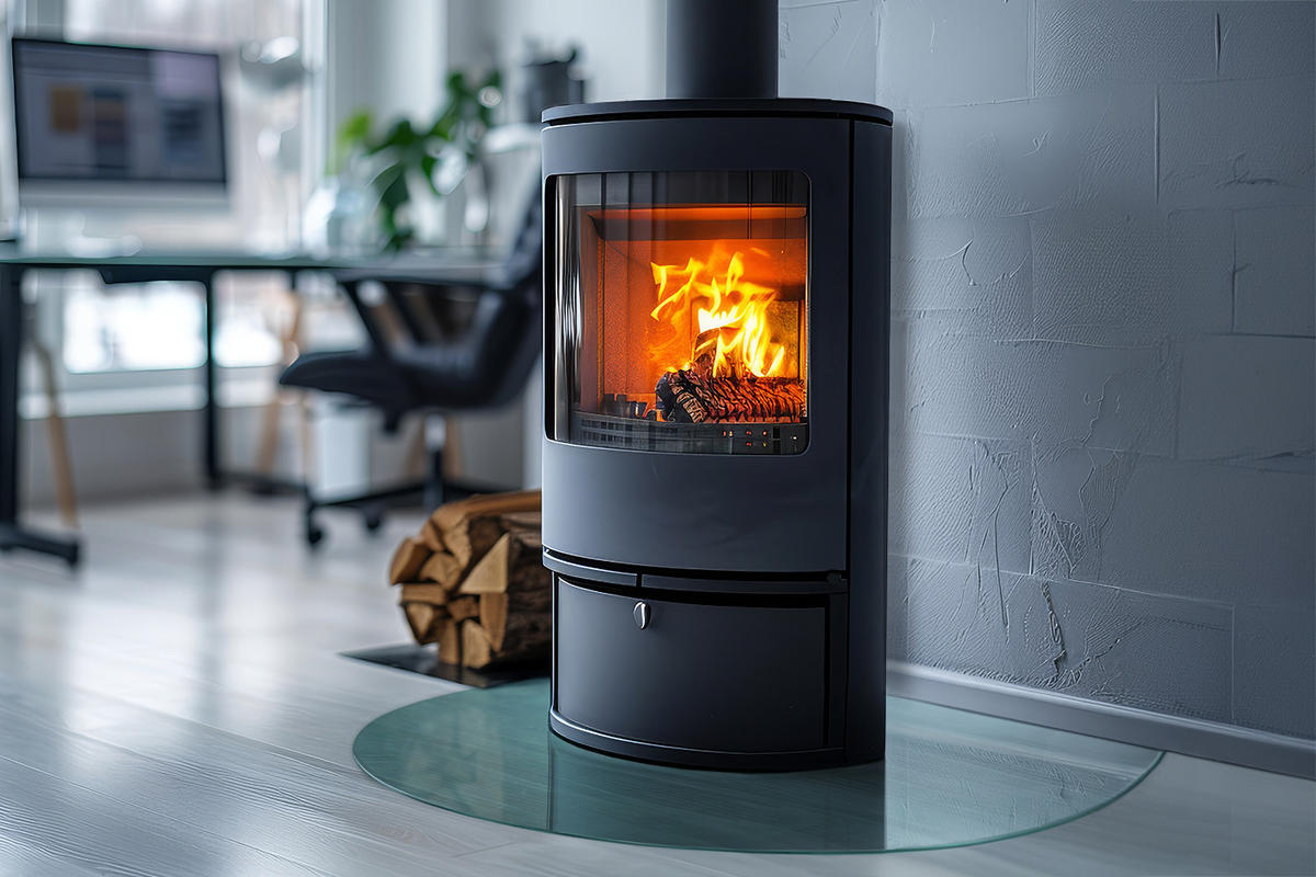 GLASPLATTE für Kamin 80x70 cm - Transparent, Glas (80/70/0.4cm) - ArtPrintCave