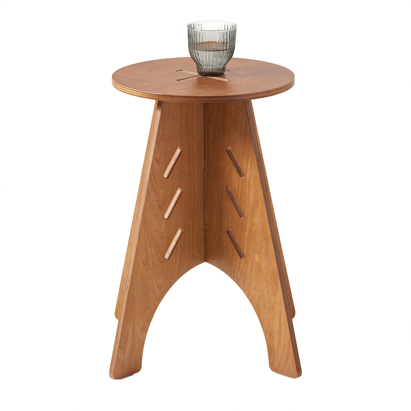 BEISTELLTISCH mit Zapfenverbindungen Braun - Braun, Holz (33/33/49cm) - SoBuy