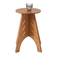 BEISTELLTISCH mit Zapfenverbindungen Braun - Braun, Holz (33/33/49cm) - SoBuy