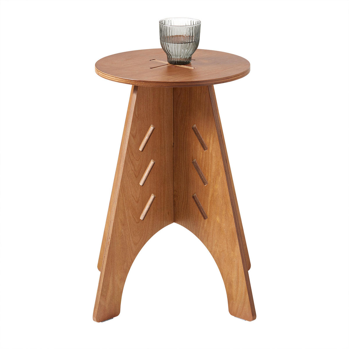 BEISTELLTISCH mit Zapfenverbindungen Braun - Braun, Holz (33/33/49cm) - SoBuy