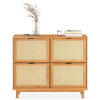 SCHUHKIPPER CEFIRA Eiche - Eichefarben, Holz (116/95/25cm) - IDIMEX