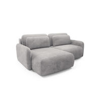 ECKSOFA Simone Mit Schlaffunktion - Grau, Holzwerkstoff/Textil (240/165cm) - Fun Möbel