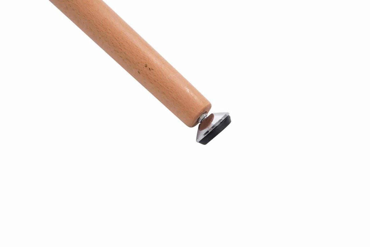 KONSOLENTISCH rund 60 cm Holz weiß - Eukalyptusholzfarben/Weiß, Holz (60/60/75cm) - CLP