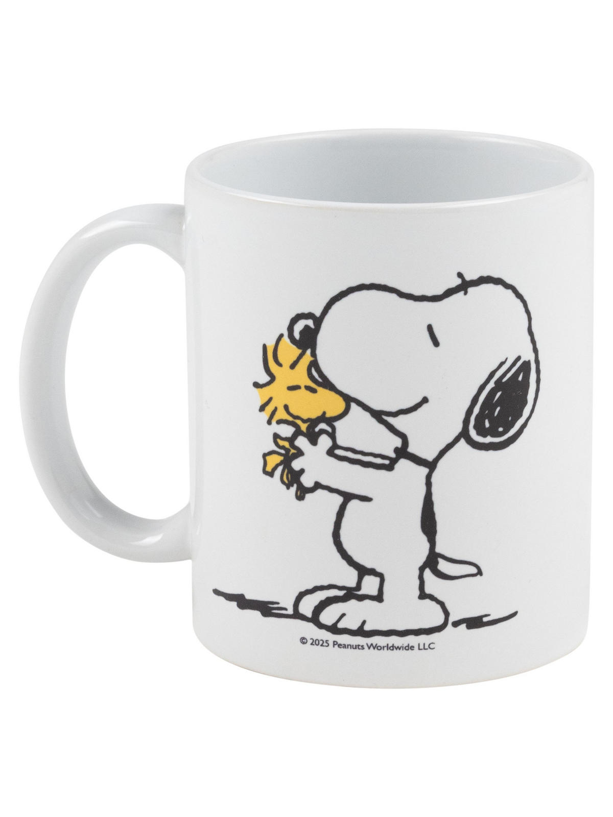 KAFFEEBECHER The Peanuts Snoopy Woodstock Weiß 320 ml - Weiß, Keramik (0.32L) - United Labels