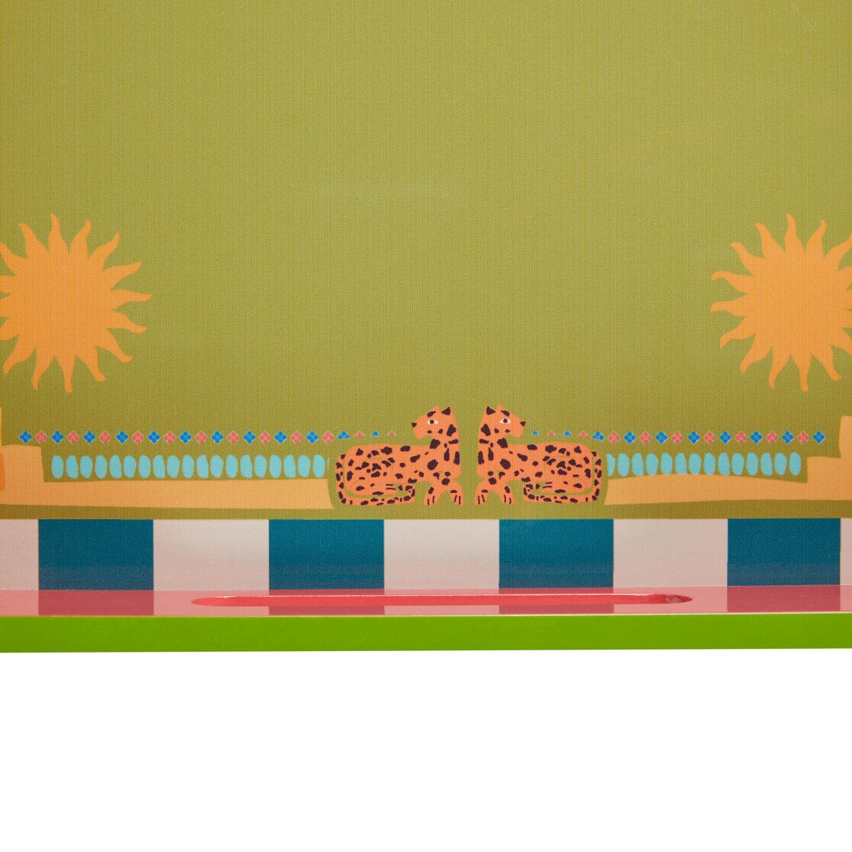 DEKOTABLETT Nazar - Grün, Holzwerkstoff (5cm) - Butlers