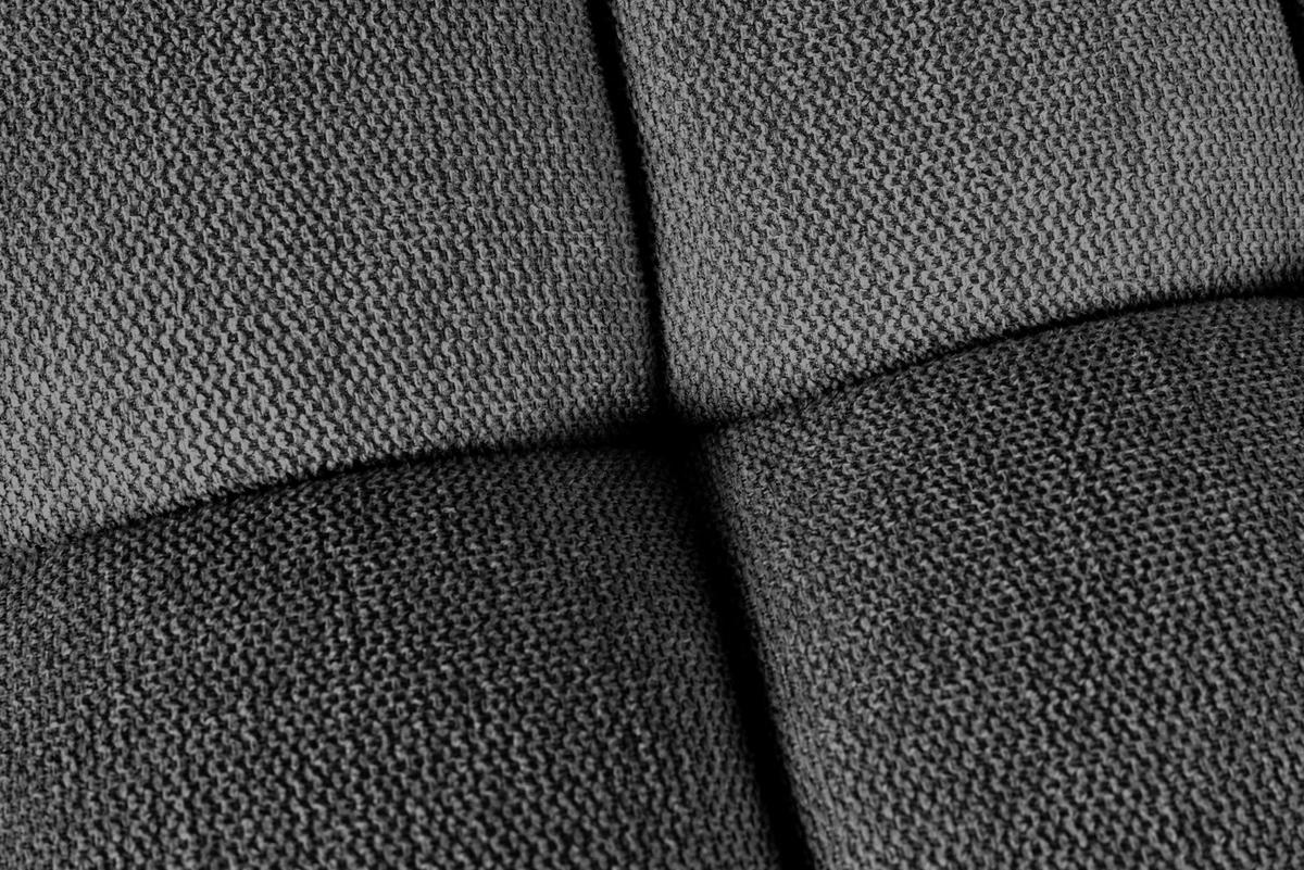 SITZBANK PAPILLON Flachgewebe Metall Anthrazit 165 cm - Schwarz/Grau, Textil/Metall (165/85/65cm) - riess-ambiente